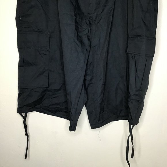 Access Original Fit Men's Cargo Shorts Pockets Drawstrings Navy Blue Size 52 - Picture 4 of 6